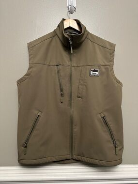 Mens Banded utility vest jacket Sz L